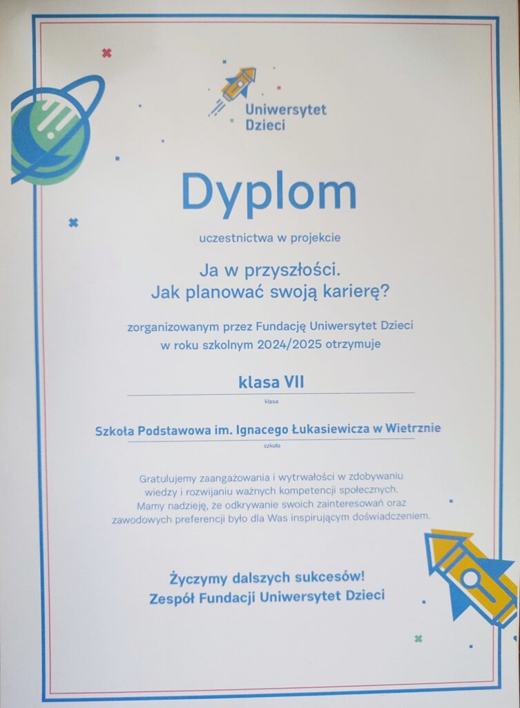 Dyplom!